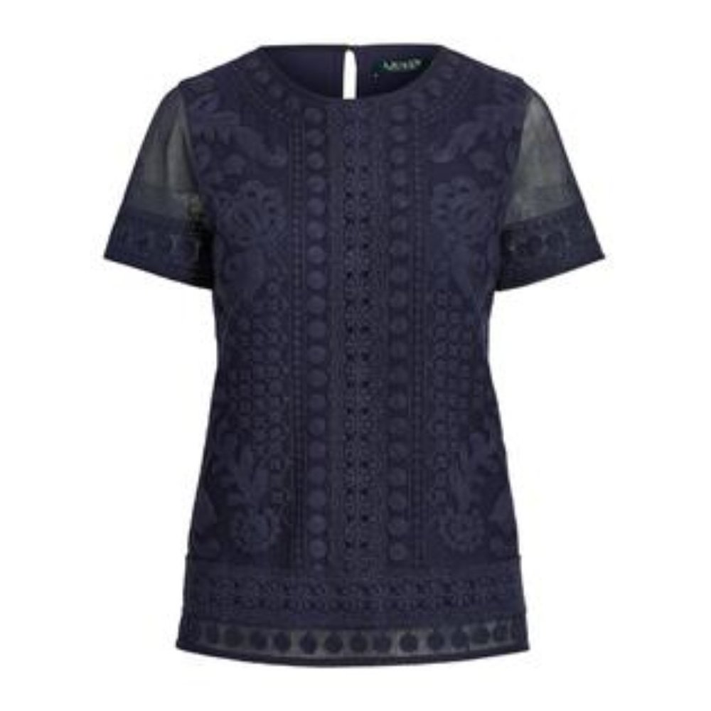Lauren Ralph Lauren Lace Top Blouse NWT size L - Picture 6 of 11
